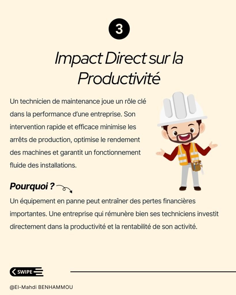 Dessin d’un technicien souriant en casque blanc symbolisant l’efficacité industrielle.