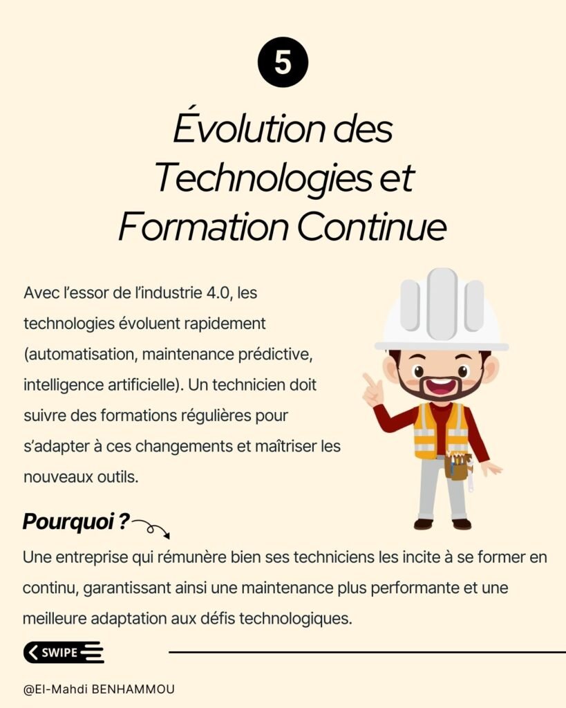 Technicien en tenue blanche souriant, illustrant la capacité à s’adapter aux évolutions technologiques.